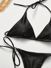 Basic Neckholder-Bikini-Set